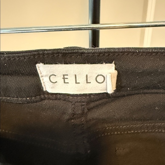 Cello Women's Cropped Jeans in Black - Picture 2 of 6